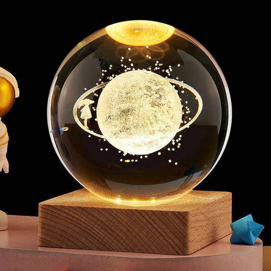 3D Crystal Ball Night Light