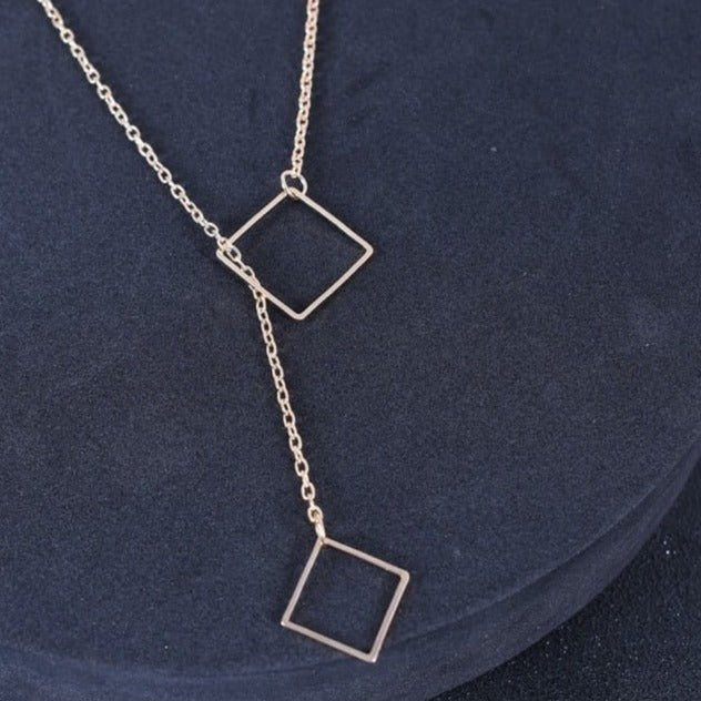 Dual Square Necklace