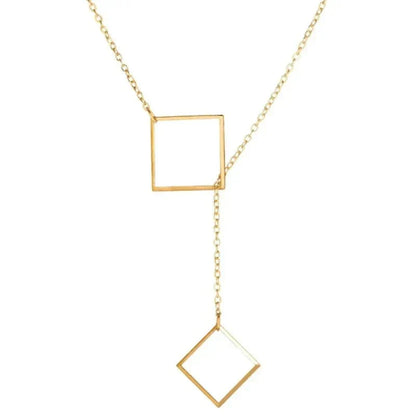 Dual Square Necklace